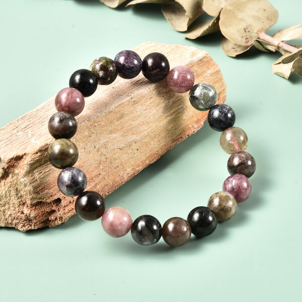 Flexibles, mehrfarbiges Turmalin-Armband, 18 cm lang, ca. 149,63 ct image number 2