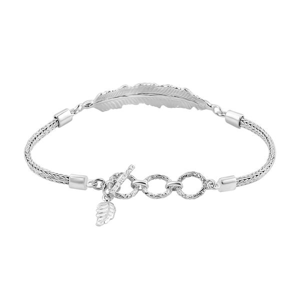 Royal Bali Kollektion - Tulang Naga Armband in 925 Silber, 20cm image number 4