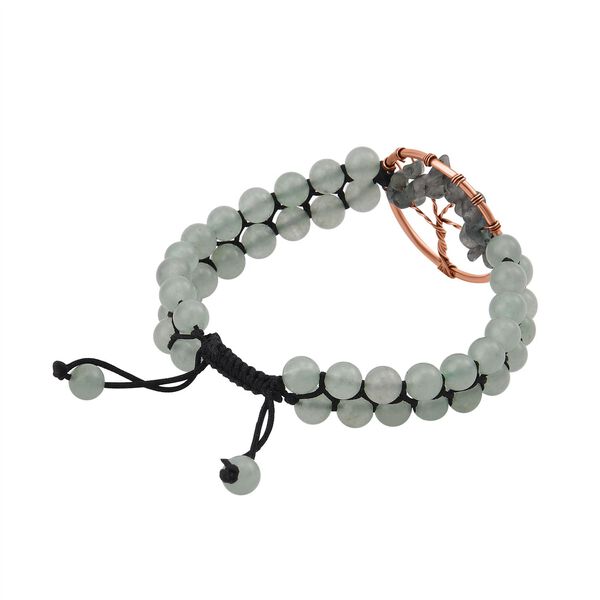 Grünes Aventurin Armband, ca. 15.25 cm, Messing  ca. 69.00 ct image number 3