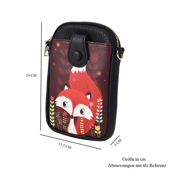 Crossbody Tasche aus Kunstleder, Fuchs image number 7