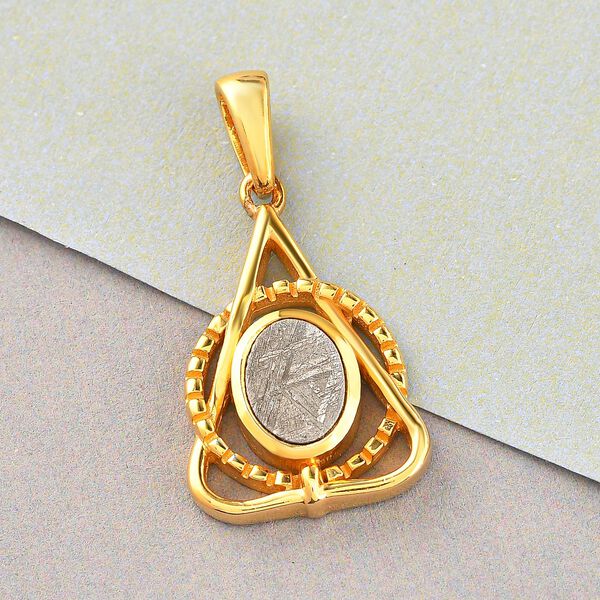 Meteorit Anh&auml;nger 925 Silber vergoldet ca. 3,01 ct image number 3