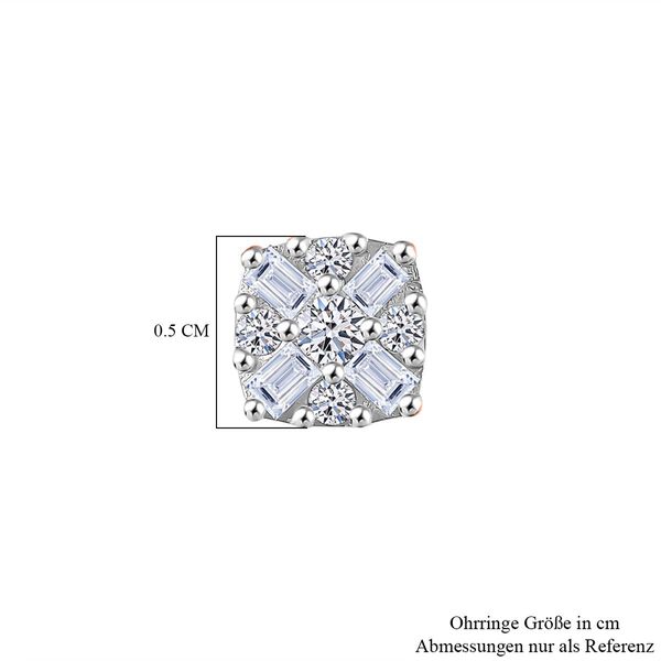 LUXURIANT DIAMOND - Lab Grown Diamant SI-GH Ohrringe 925 Silber ca. 0.25 ct image number 5