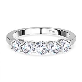 SGL zertifizierter VS Diamant-Ring in 950 Platin - 1 ct.