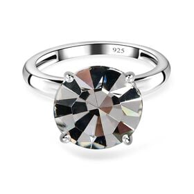 Weißer Kristall-Ring in 925 Silber - 5,74 ct.