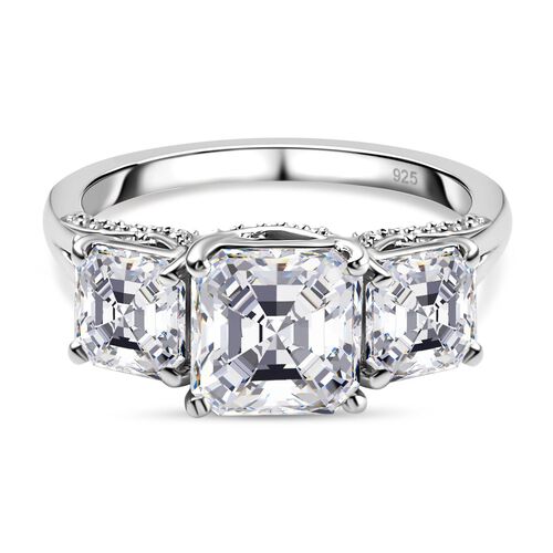 Moissanit Ring - 4,68 ct. image number 0