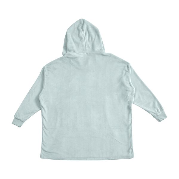 Flauschiger Flanell Hoodie mit gro&szlig;er Tasche, 96x89cm, hellgr&uuml;n image number 5