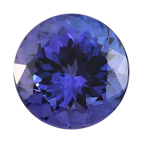 AAAA Tansanit Edelstein, Rund, Facettierter Schliff, 7,5mm, ca. 1,54 cts image number 0