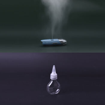 Gesichtswasserspray + kosmetisches Massageger&auml;t, Blau