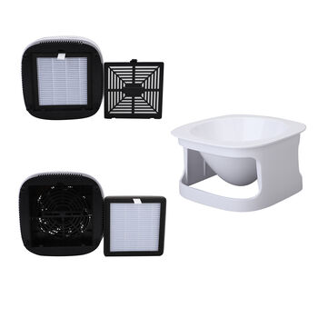 Multifunktionaler Luftreiniger mit HEPA-Filter, Wei&szlig;