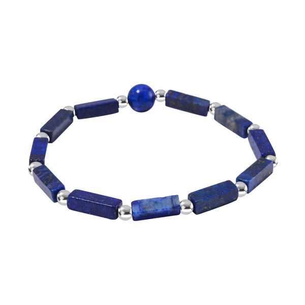 3er-Set- Lapislazuli und weiße Kristall Quarz-Armbänder - 231 ct. image number 4