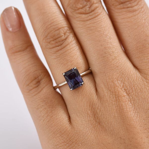 AAA Lab Grown Alexandrite Ring 417 Gold (Gr&ouml;&szlig;e 20.00) ca. 2.50 ct image number 2
