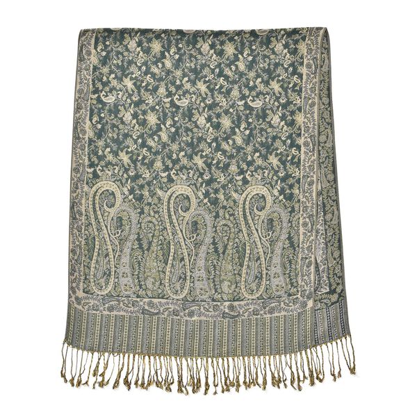 Paisley Schal, grün image number 2