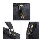 LA MAREY Crossbody Tasche aus 100% echtem Leder, Größe 21x11x18 cm, Schwarz image number 2