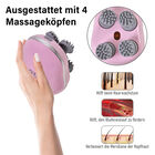 Kopfmassagegerät mit 4 Massageköpfen in pink image number 9