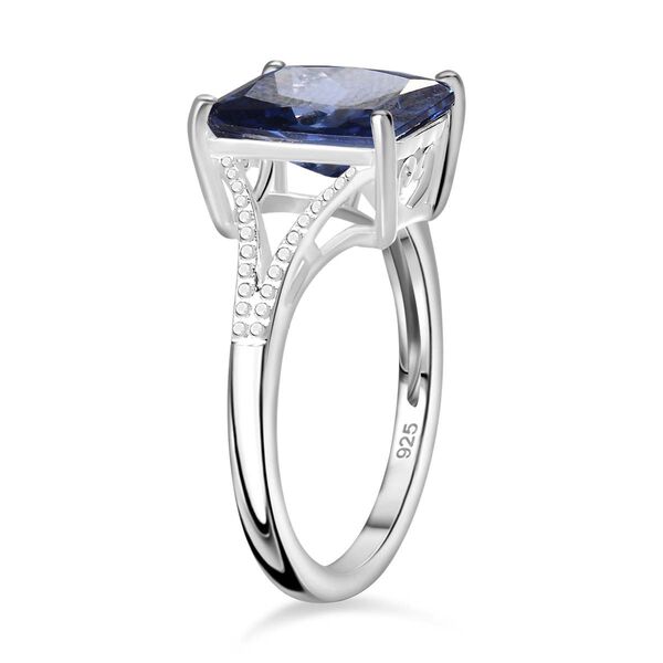 Blauer Zirkonia-Ring image number 4