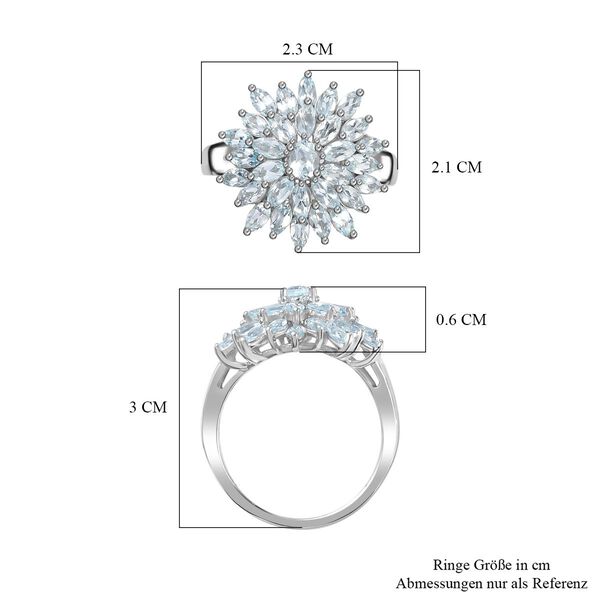 Himmelblauer Topas-Ring - 2,67 ct. image number 7