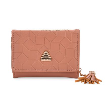 RFID-Geldb&ouml;rse mit Zippverschluss, ca. 20x10x3cm, Rosa