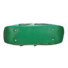 SUKRITI - handbemalte Handtasche aus echtem Leder mit RFID Schutz, Tropical Grün image number 5