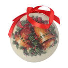 14er-Set Weihnachtskugeln in Geschenkbox, Weihnachtsmotiv, Durchmesser 7,5 cm, Beige und Rot image number 2