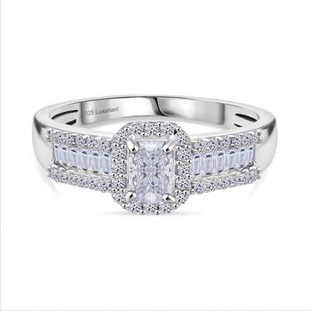 LUXURIANT DIAMOND - Lab Grown Diamant VS-EF  IGI zertifiziert Ring 925 Silber rhodiniert (Gr&ouml;&szlig;e 20.00) ca. 1.00 ct