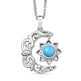 EverTrue Sleeping Beauty Türkis Anhänger mit 50cm Kette in Silberton - 0,41 ct. EverTrue Sleeping Beauty Türkis Anhänger mit 50cm Kette in Silberton - 0,41 ct.