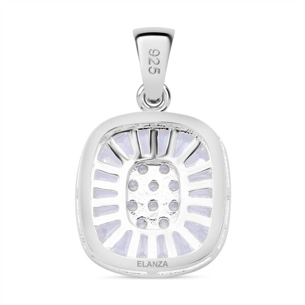 Weißer Zirkonia Schmuckset 925 Silber rhodiniert image number 3