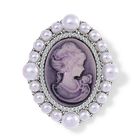 Kamee, Kunststoff Perle Brosche