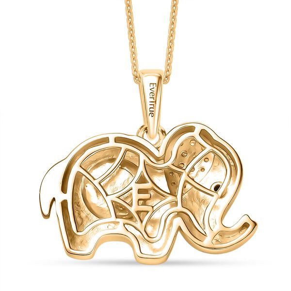 Weiße Süßwasser Perle, Weißer Zirkon Anhänger mit Kette ca. 50 cm, nickelfreies Messing image number 5