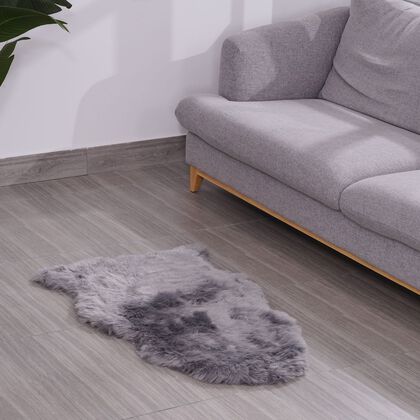  faux fur rug,100% acrylic,  backside suede,1600gsm, 60*100cm, 700g/pc