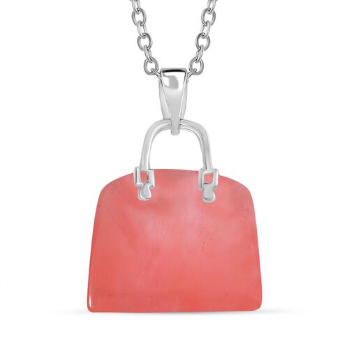 Kirsche Quarz Anhänger mit 50+5cm Kette - 50 ct. image number 0