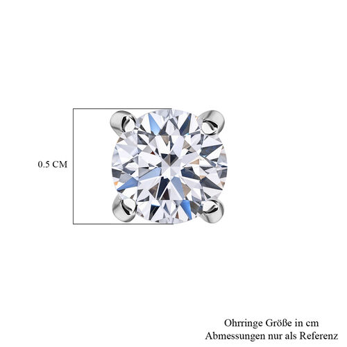 LUXURIANT DIAMOND- SGL zertifizierte VS Labor Diamant Ohrringe - 1 ct. image number 3