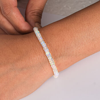 D'Joy nat&uuml;rliches, &auml;thiopisches Welo Opal 19+5cm Armband - 18 ct.