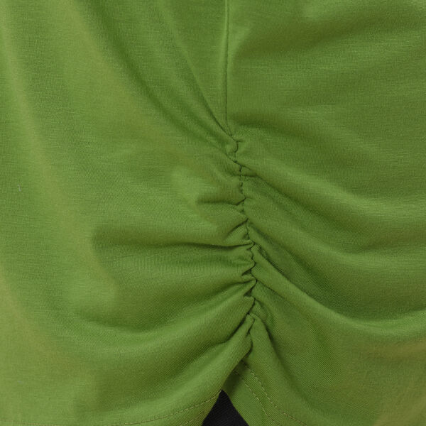 TAMSY luftiges Sommer-Shirt mit V-Ausschnitt, Einheitsgr&ouml;&szlig;e, Gr&uuml;n image number 4