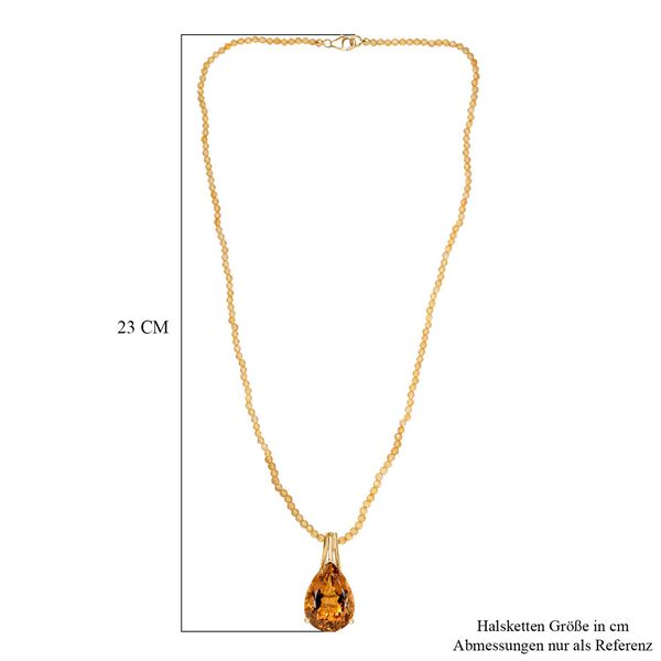 D'Joy AA Citrin Anh&auml;nger 50cm mit Kette - 58,60 ct. image number 6