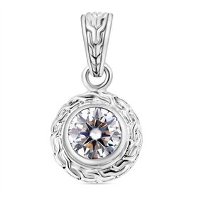 Moissanit Anhänger 925 Silber ca. 1,44 ct.