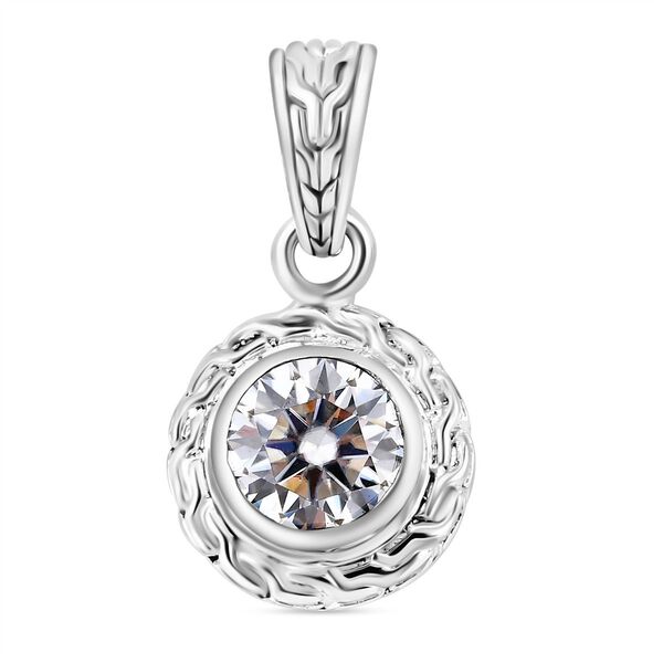 Moissanit Anhänger 925 Silber ca. 1,44 ct. image number 0