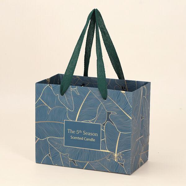 The 5th Season - Naturwachs Kerzenhalter mit 4 Duft-Teelichter, Lila image number 4