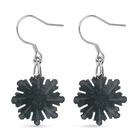 D'Joy Natürlicher Olmek Jadeit Ohrringe 925 Silber rhodiniert ca. 20,00 ct.