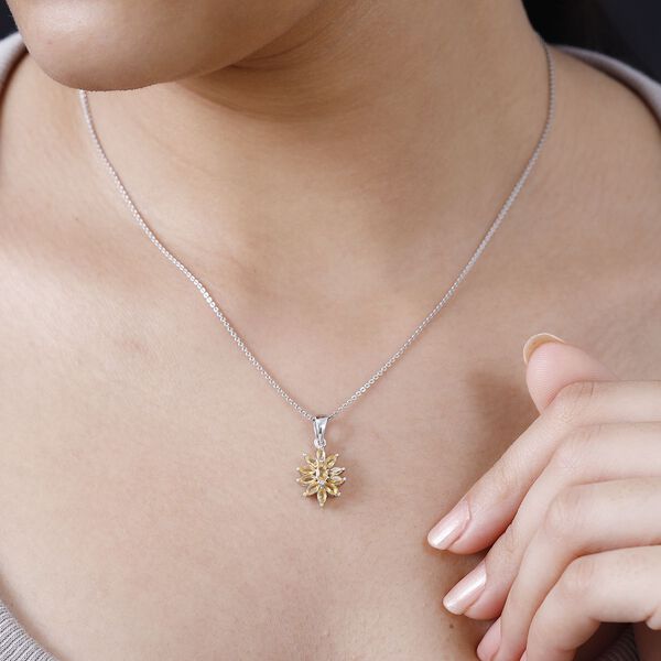 Feueropal Anhänger 925 Silber rhodiniert ca. 0.63 ct image number 3