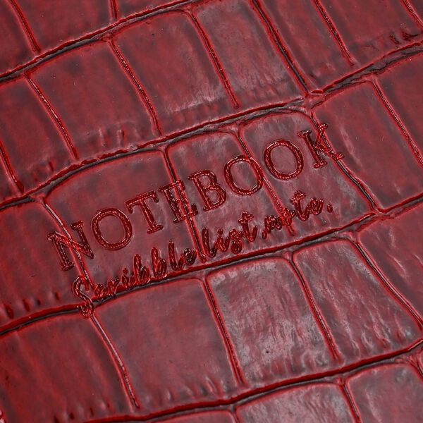 Serpentine Notizbuch Geschenkset mit Kugelschreiber - weinrot image number 10