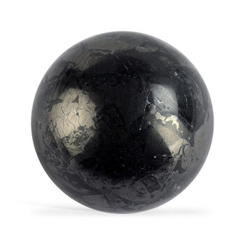 Shungit Kugel 4 cm ca 50 g Schwarz