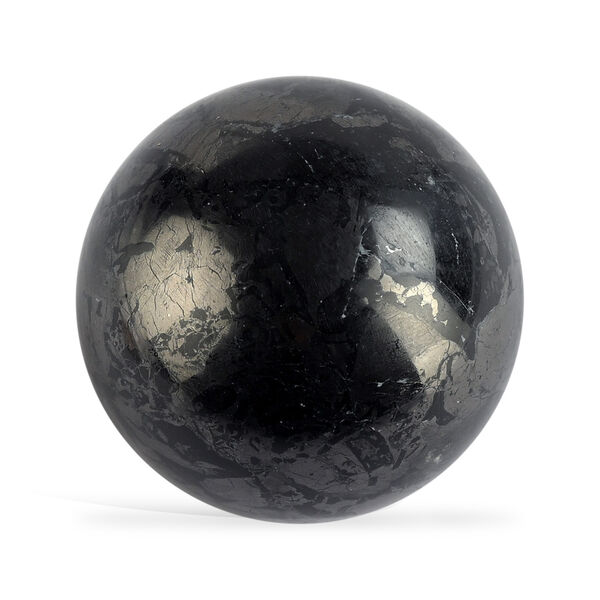 Shungit Kugel 4 cm ca 50 g Schwarz image number 3