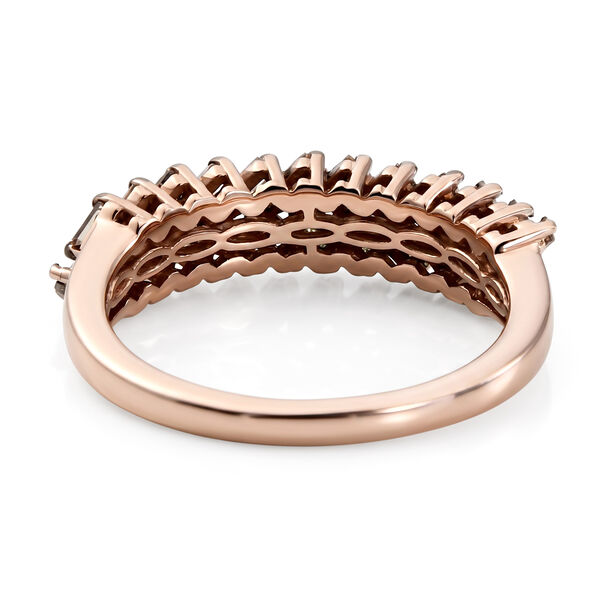 D'Joy nat&uuml;rlicher Champagner Diamant Ring - 0,50 ct. image number 5