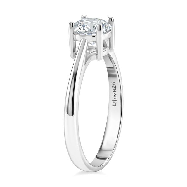 D'Joy Moissanit Ring, 925 Silber rhodiniert - 1 ct. image number 5