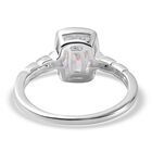 Weißer Zirkonia-Solitär-Ring in Silber, 2,22 ct. image number 5