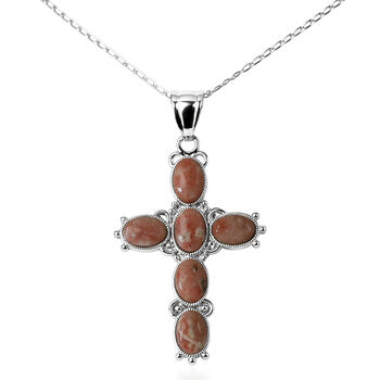 Chili-Jaspis Anh&auml;nger ca. 15,00 ct.