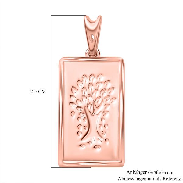 Barren Anh&auml;nger, 925 Silber 750 ros&eacute;vergoldet image number 6