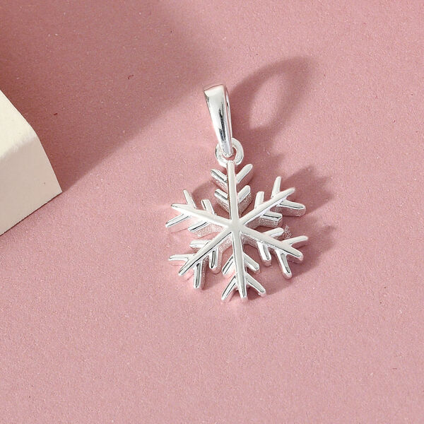 Schneeflocken-Anh&auml;nger, 925 Silber image number 2