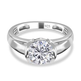 Moissanit Solitär Ring- 1,47 ct.