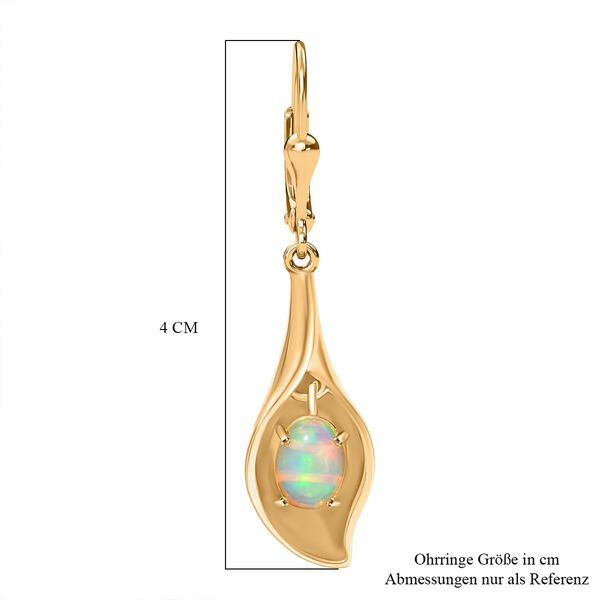 D'Joy AA natürliche, äthiopische Welo Opal Ohrringe - 1,13 ct. image number 6